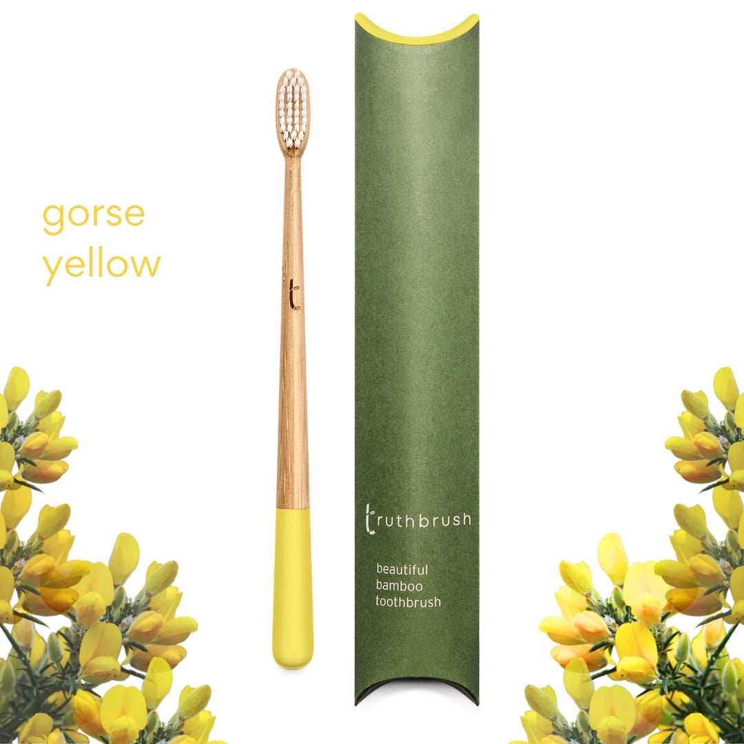 Yellow Bamboo Toothbrush