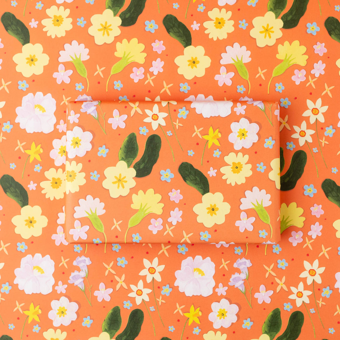 Primroses Gift Wrap