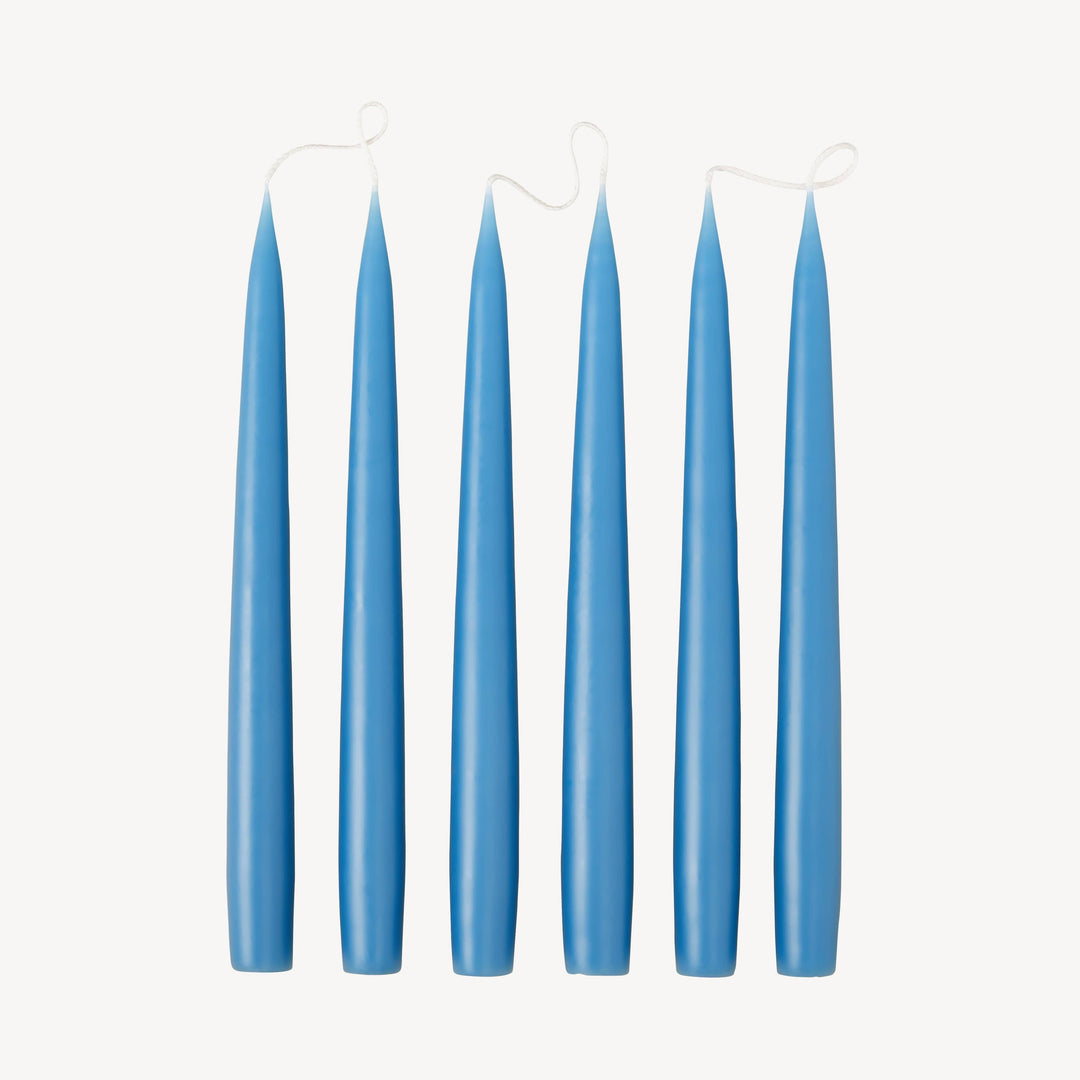 Wedgwood Blue Taper Candle