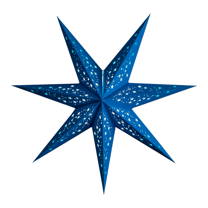 Paper Star Lantern - Venus Sea Blue