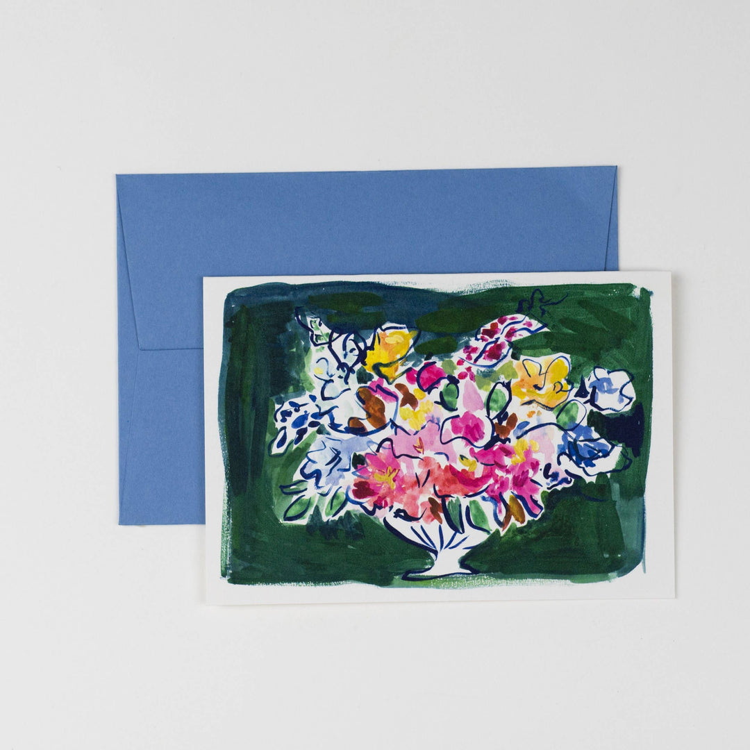 Colourful Vase Card