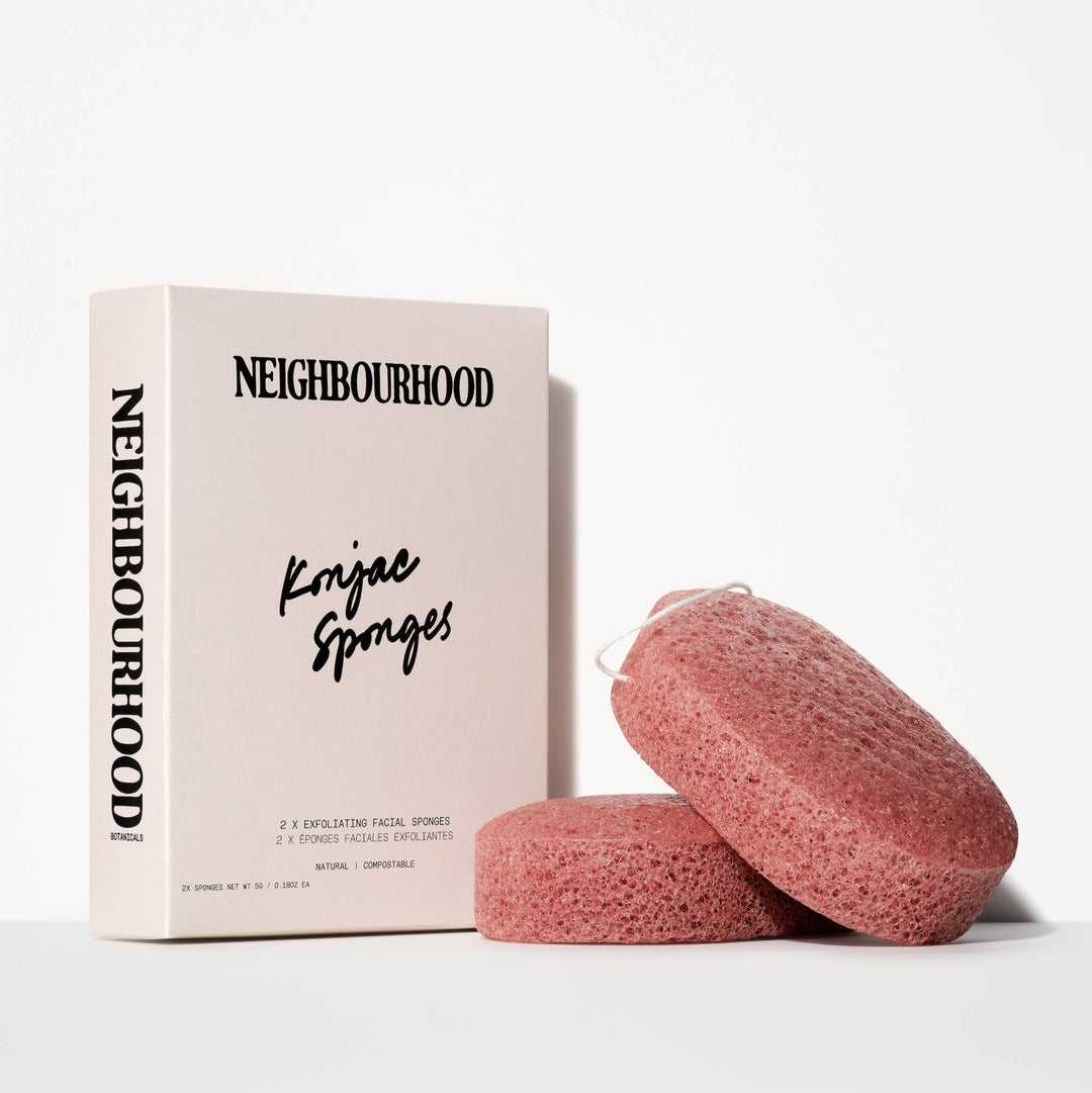 Exfoliating Konjac Sponges - Set of 2