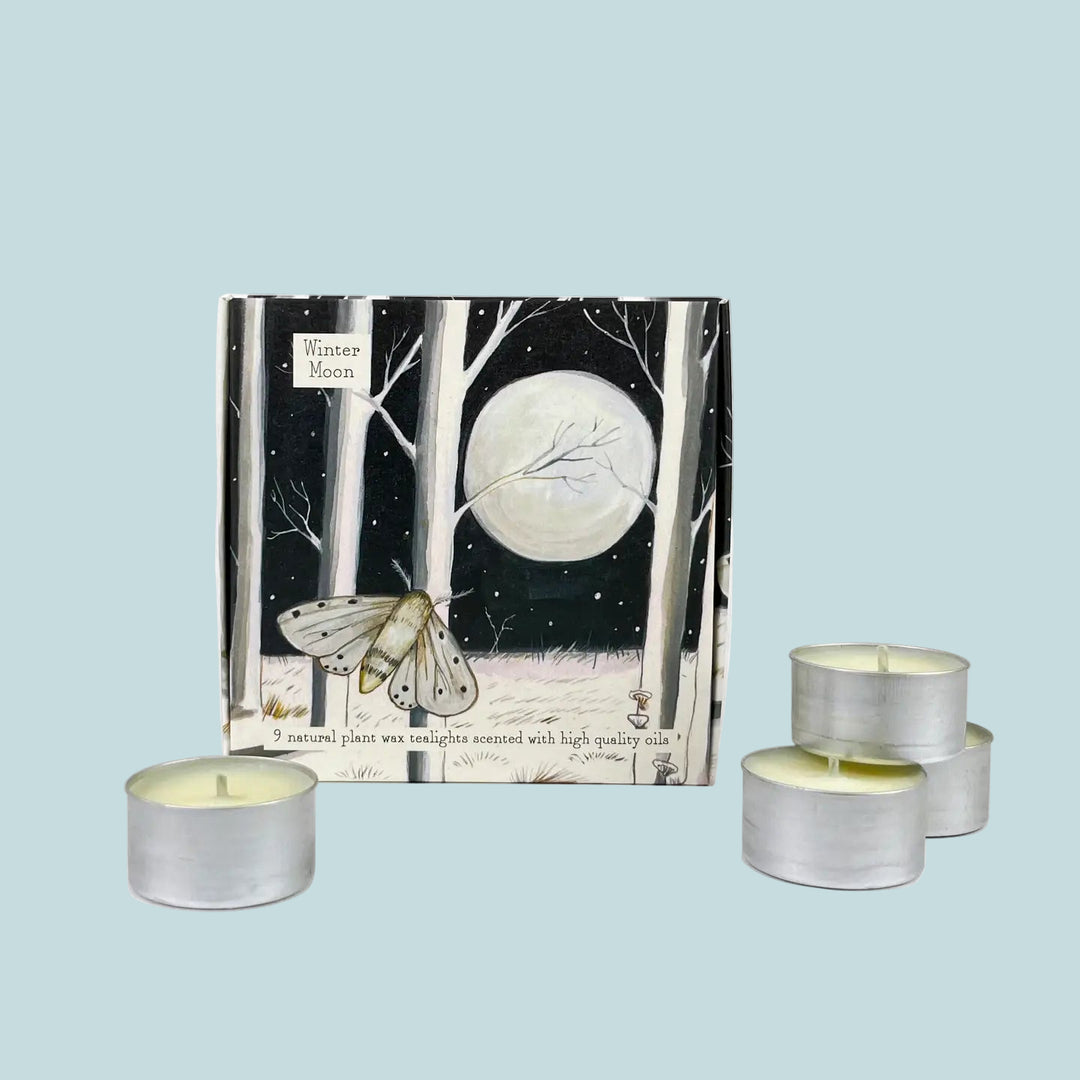 WInter Moon Set of 9 Tealights