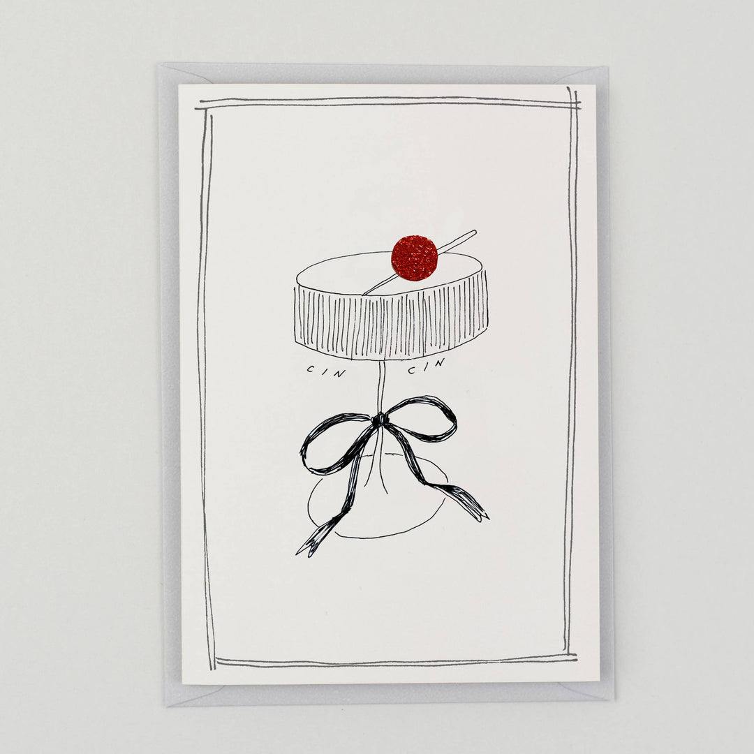 Cin Cin Birthday Card