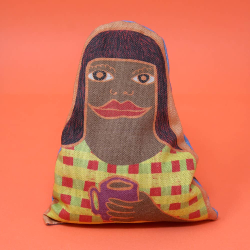 Relaxed People Lavender Bag: Woman - Brown Hair