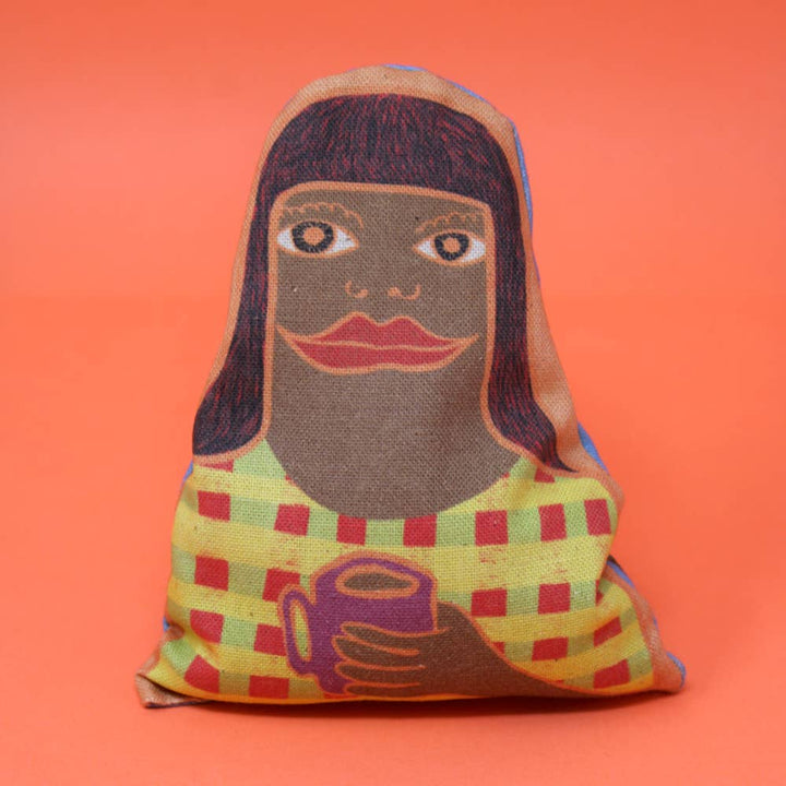 Relaxed People Lavender Bag: Woman - Brown Hair