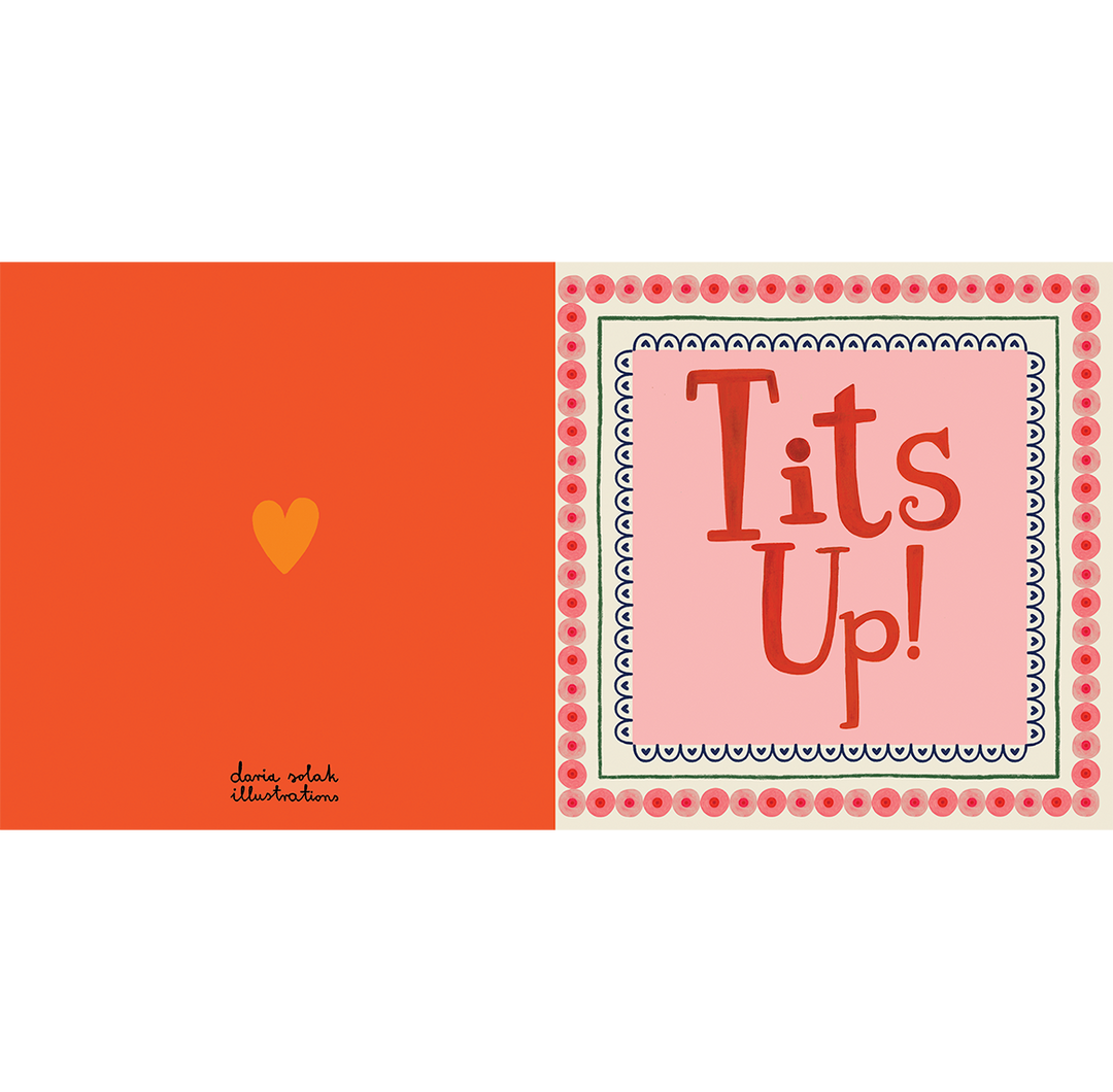 Tits Up! card