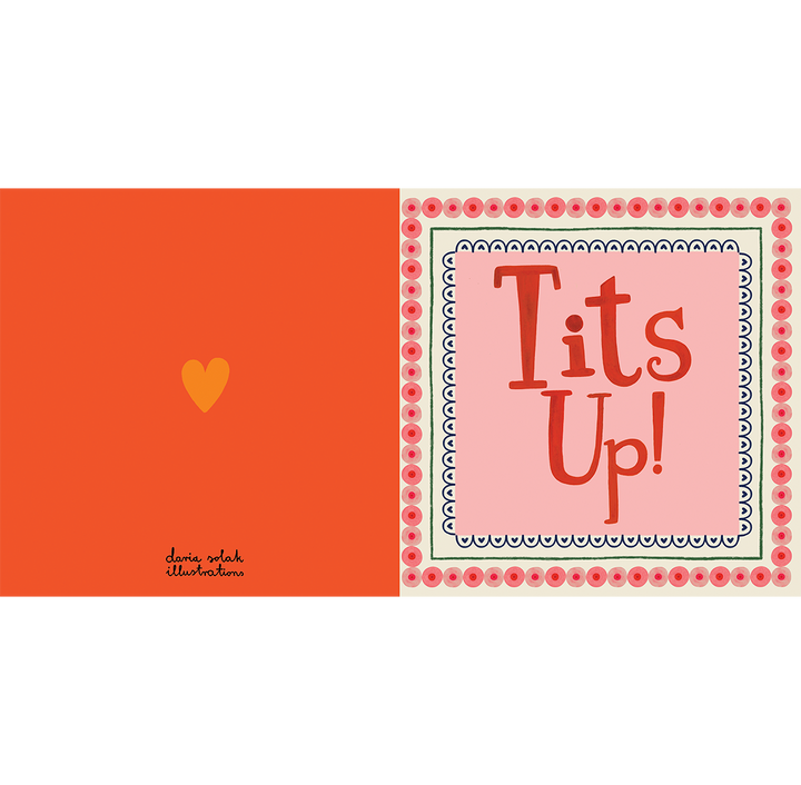 Tits Up! card