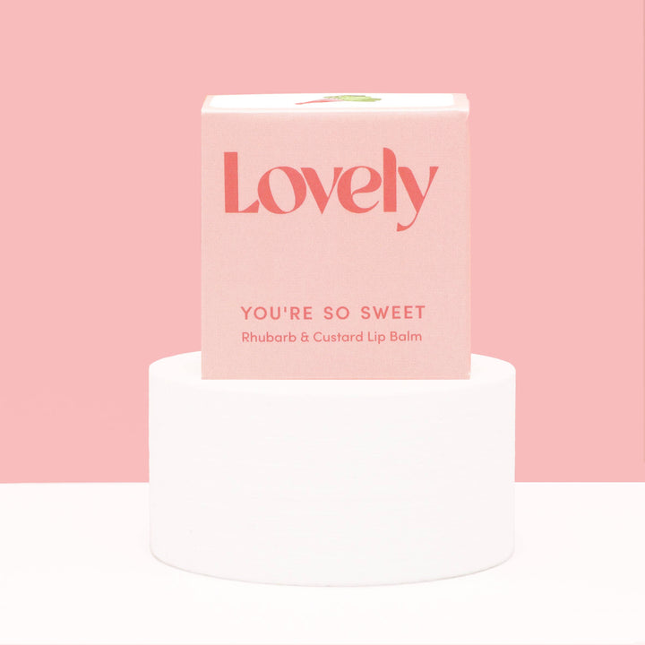 You're So Sweet - Rhubarb & Custard Lip Balm