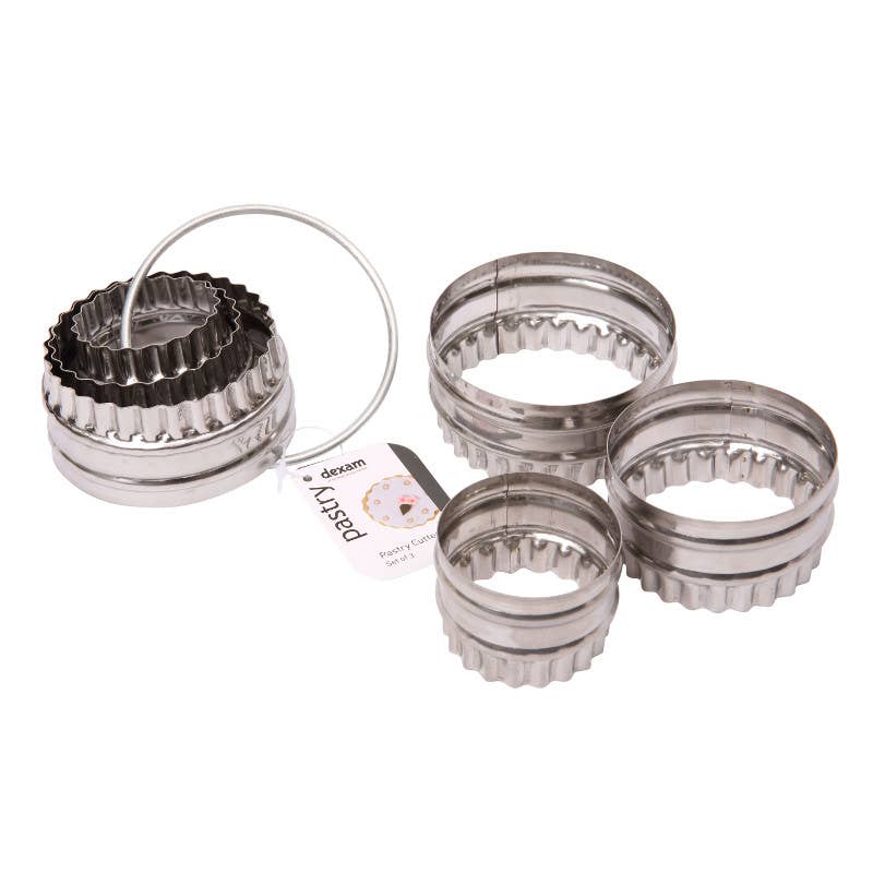 Crinkled and Plain Cookie Cutter Set