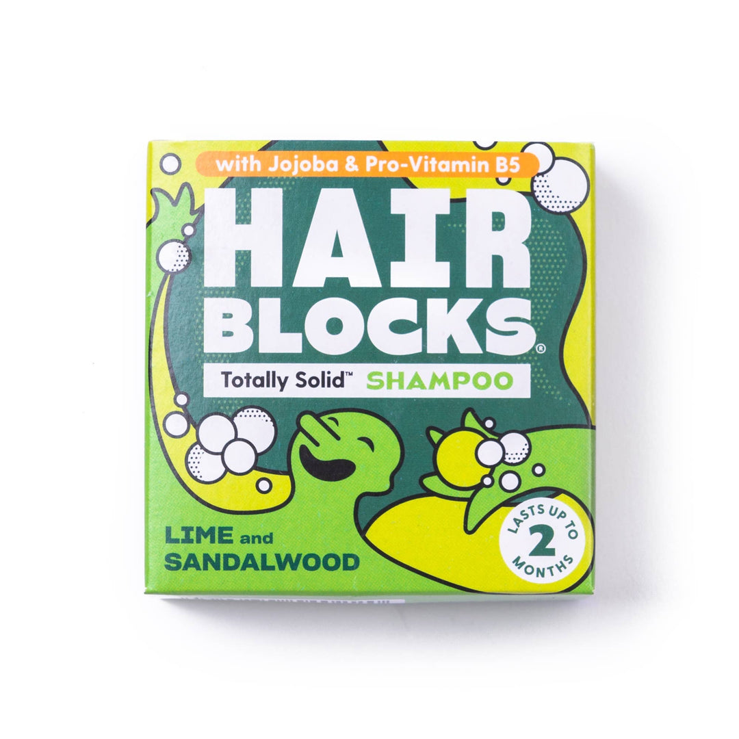 Hair Blocks Solid Shampoo: Lime & Sandalwood