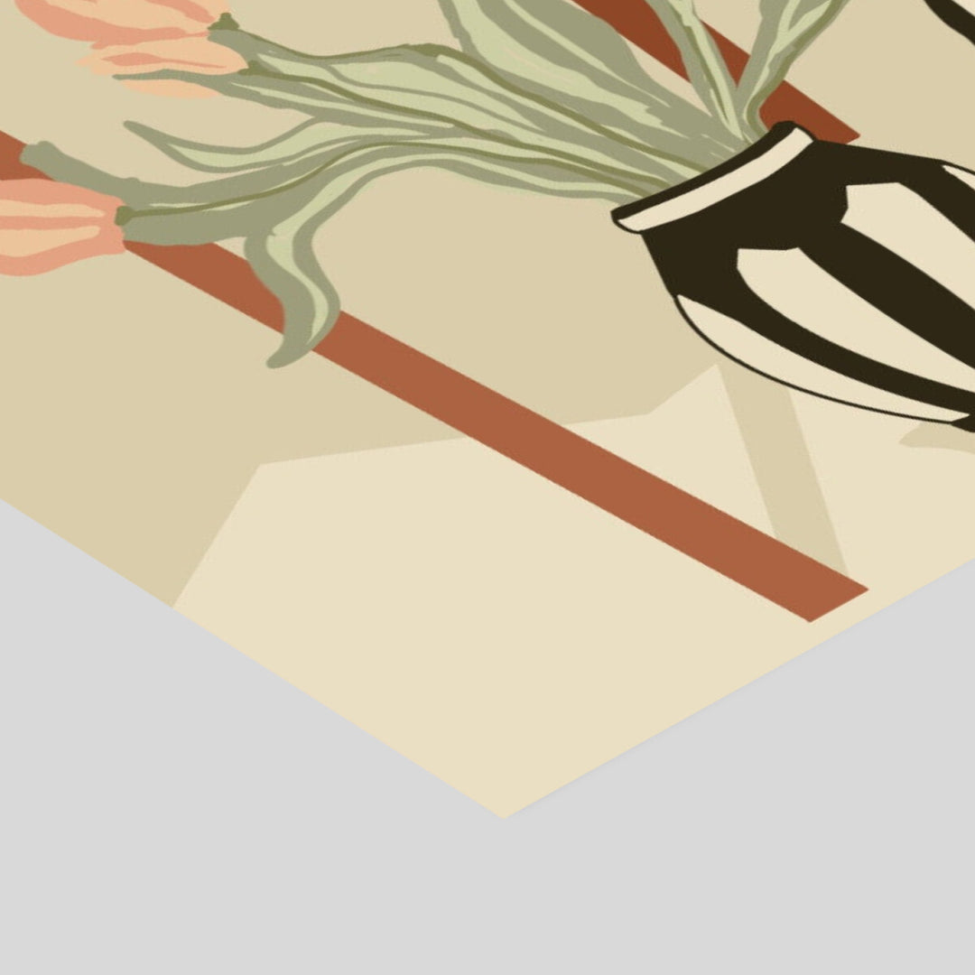 Tulips By My Feet Art Print A3