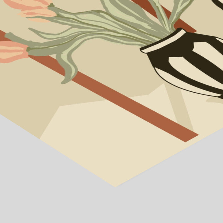 Tulips By My Feet Art Print A3