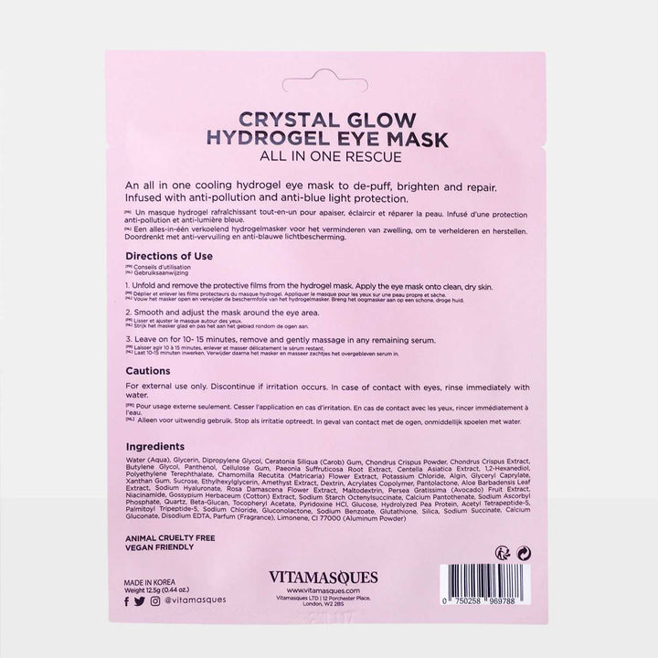 Crystal Glow Hydrogel Repairing Eye Mask