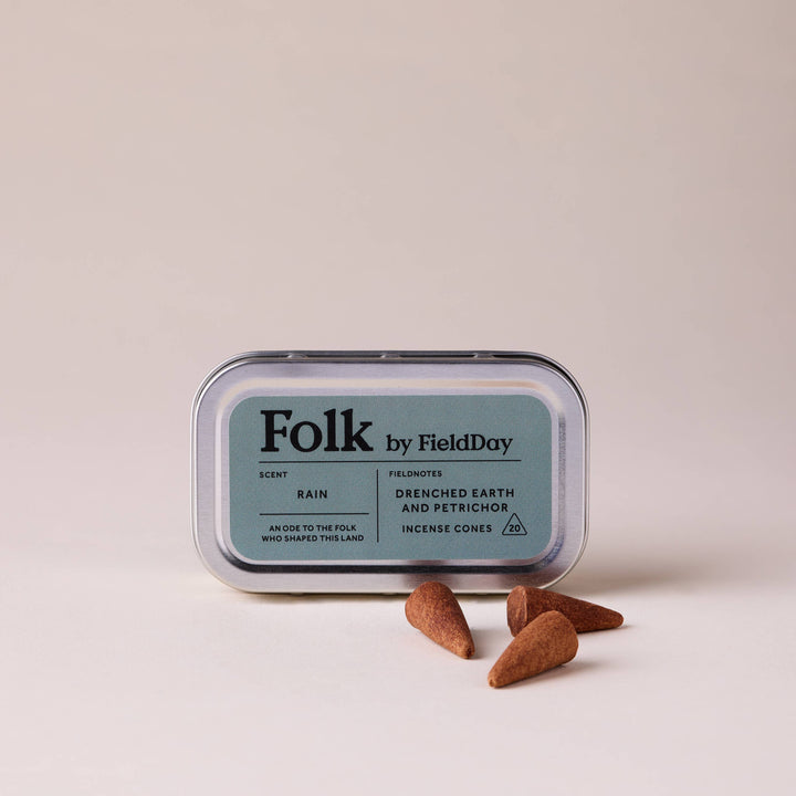 Rain Folk Tin of Incense Cones