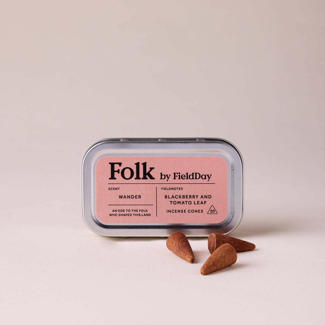 Wander Folk Tin of Incense Cones