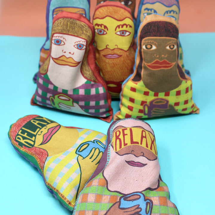 Relaxed People Lavender Bag: Woman - Brown Hair