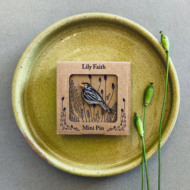 Black Bird Mini Pin Brooch