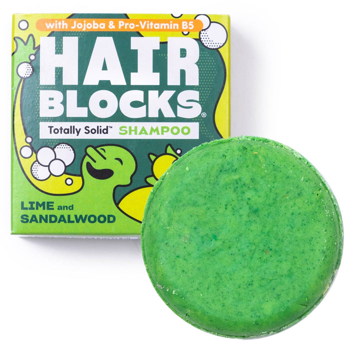 Hair Blocks Solid Shampoo: Lime & Sandalwood