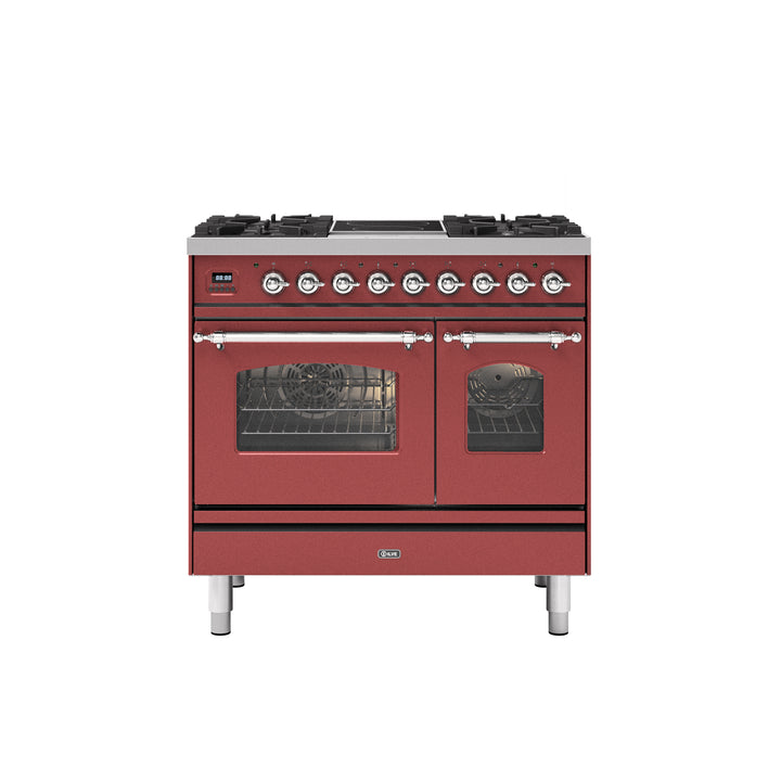ILVE Milano 90cm - Double Oven - 4 Gas Burners & 2 Zone Induction