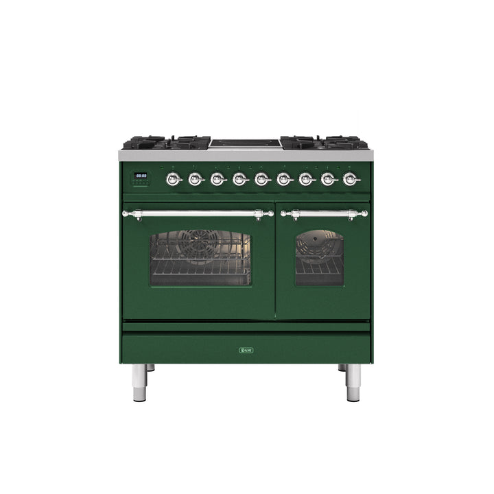 ILVE Milano 90cm - Double Oven - 4 Gas Burners & 2 Zone Induction