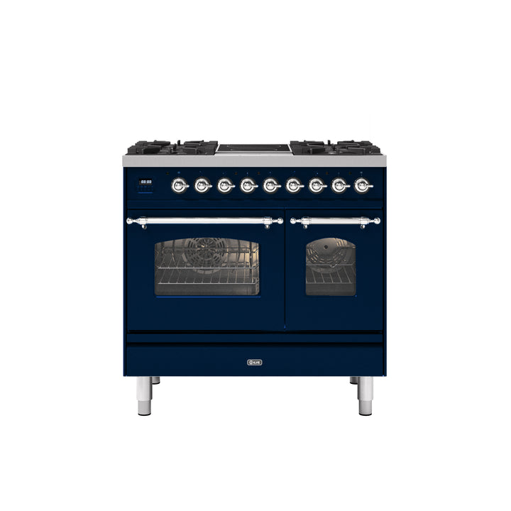 ILVE Milano 90cm - Double Oven - 4 Gas Burners & 2 Zone Induction