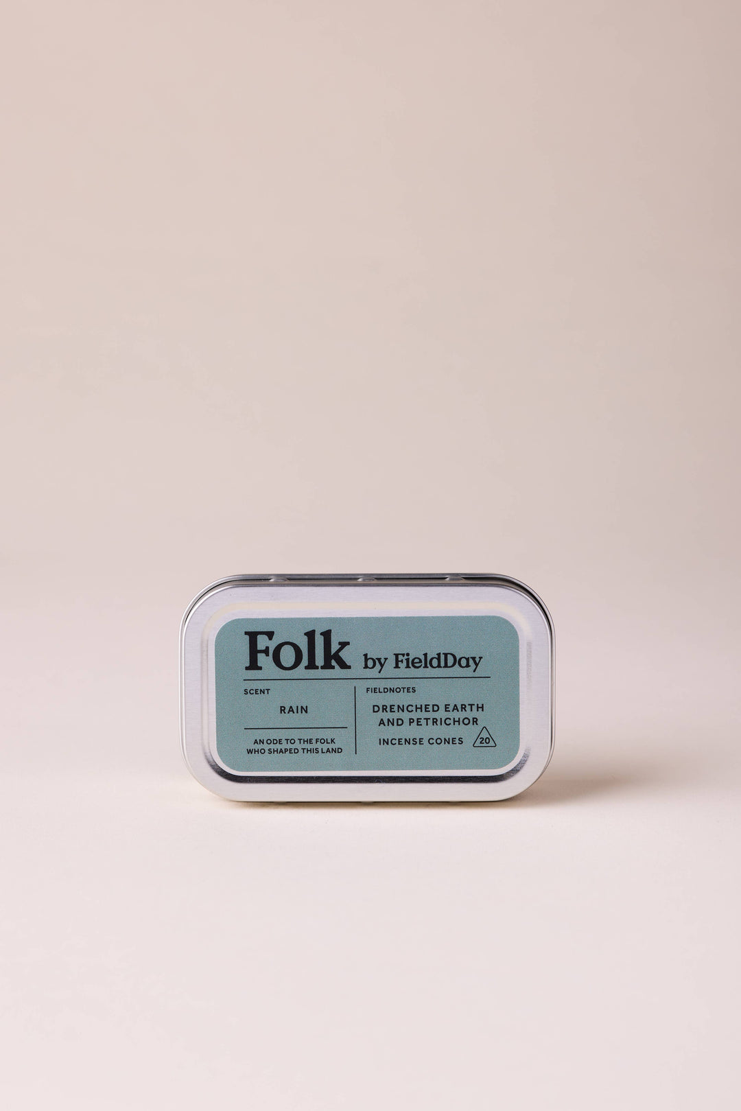 Rain Folk Tin of Incense Cones