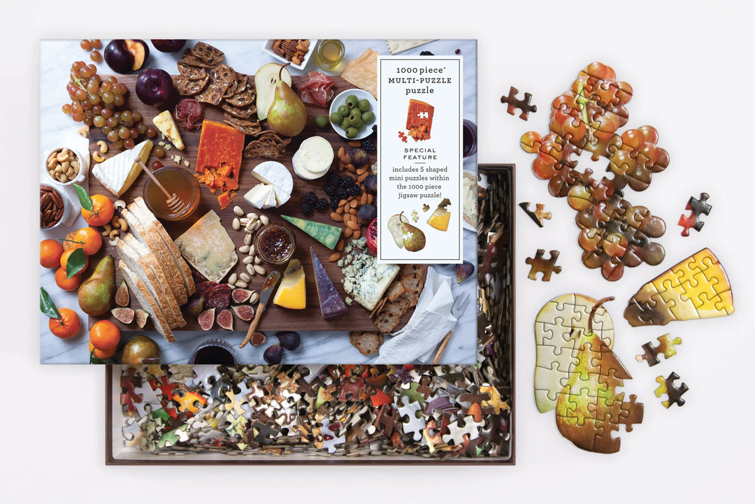 Art of the Cheeseboard 1000 Piece Multi-Puzzle