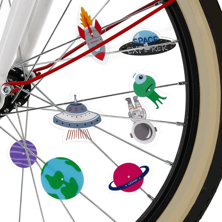 Set of 30 Bike Spoke Decorations - Space