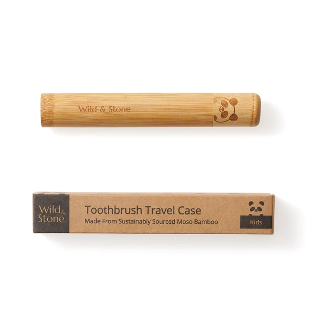 Bamboo Kids Toothbrush Case