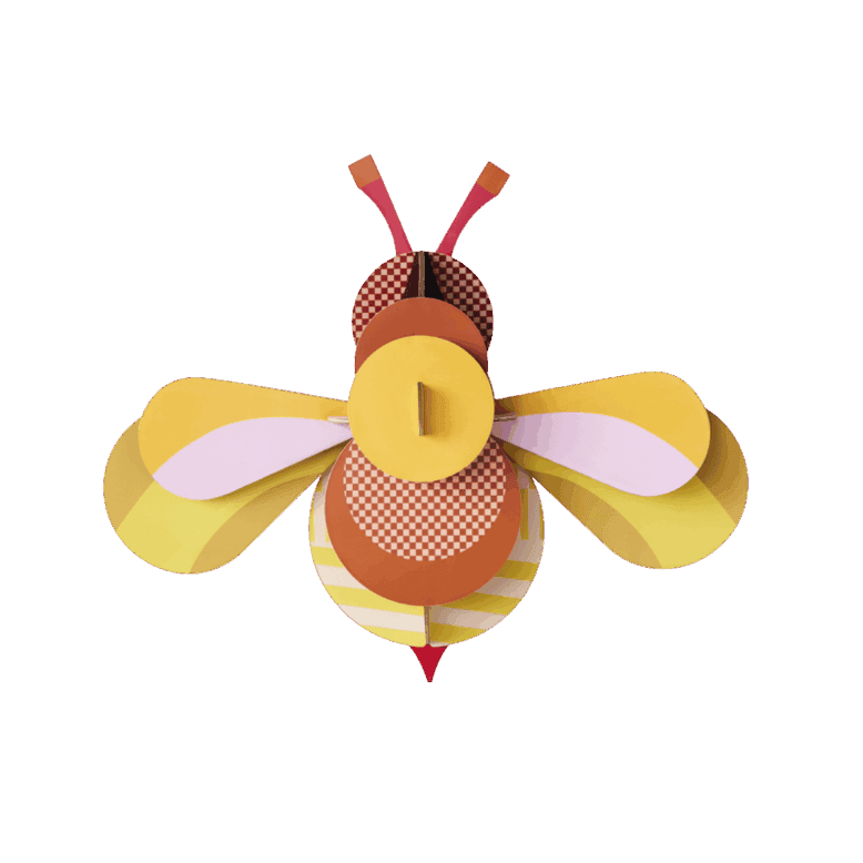 Candy Bee 3D Model Kit