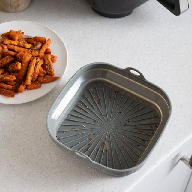 Collapsible Rectangular Air-Fryer Silicone Liner