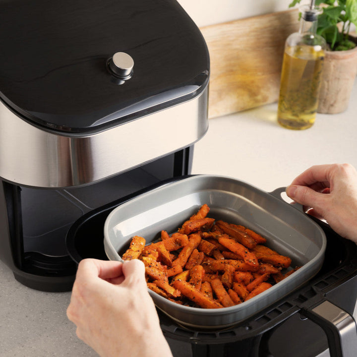 Collapsible Rectangular Air-Fryer Silicone Liner