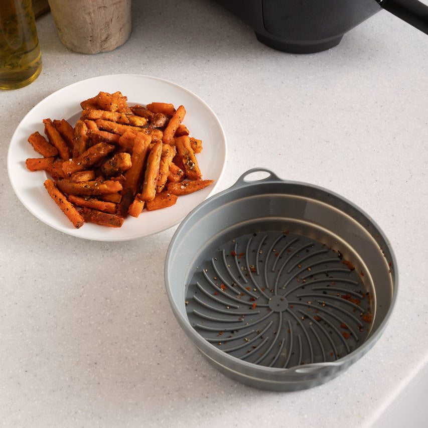 Collapsible Round Air-Fryer Silicone Liner