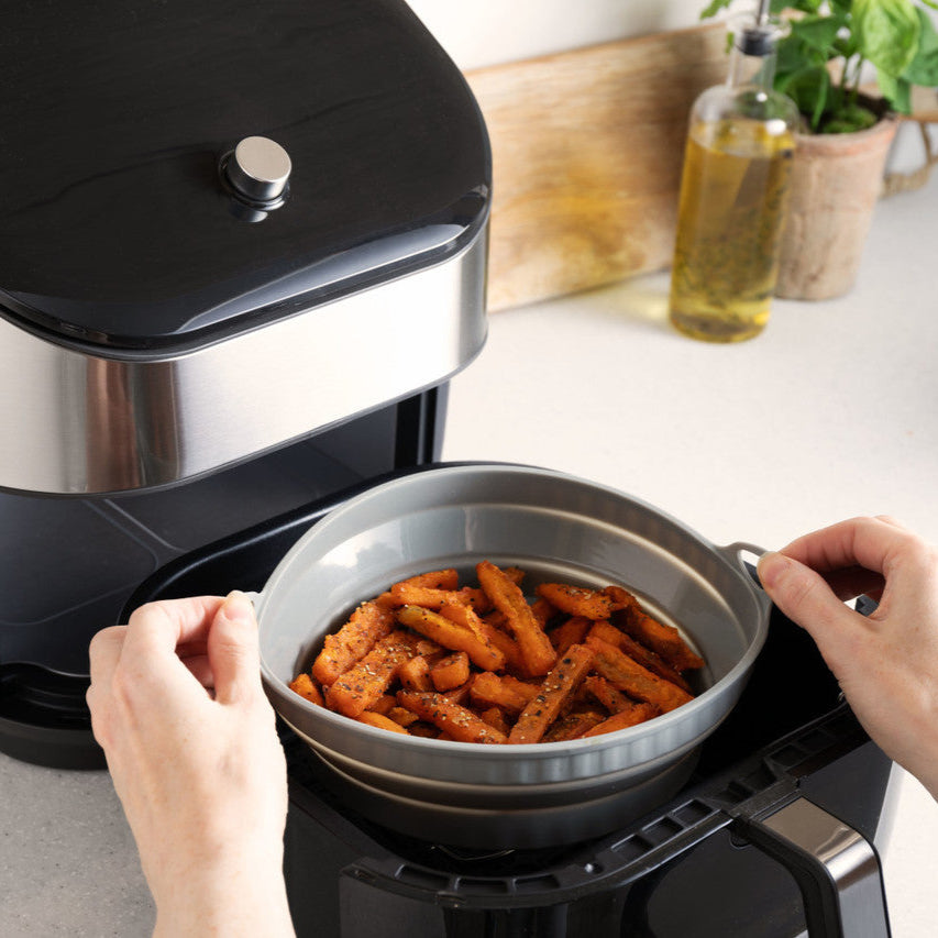 Collapsible Round Air-Fryer Silicone Liner