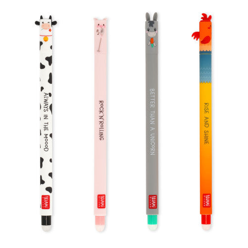 Legami Farm Sweet Farm Erasable Pen Set