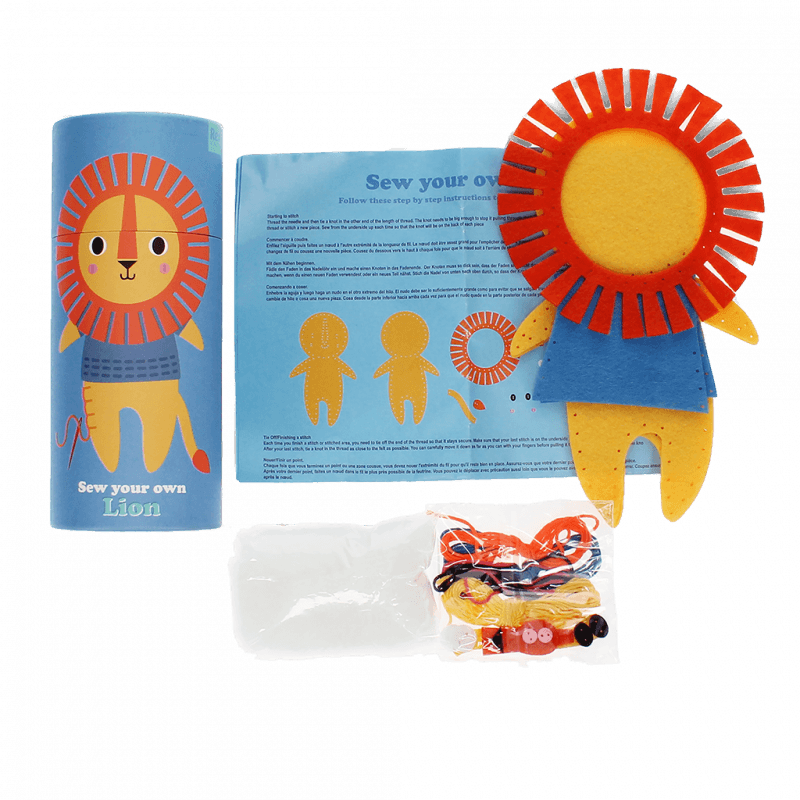 Sew Your Own Lion Felt Craft Kit