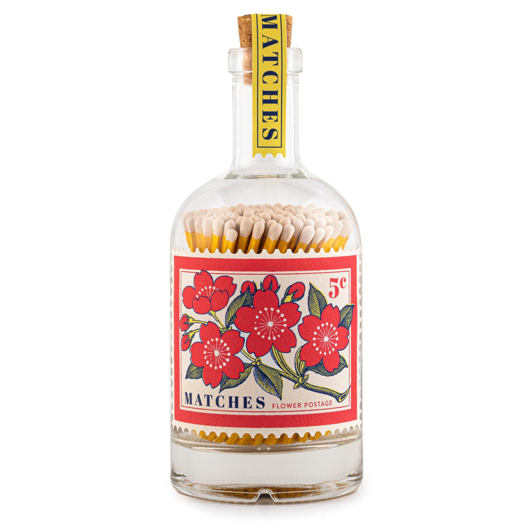 Flowers Matches Bottle