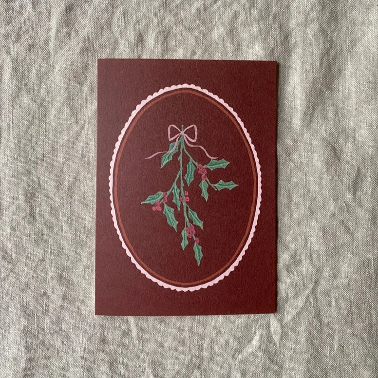 Holly Card
