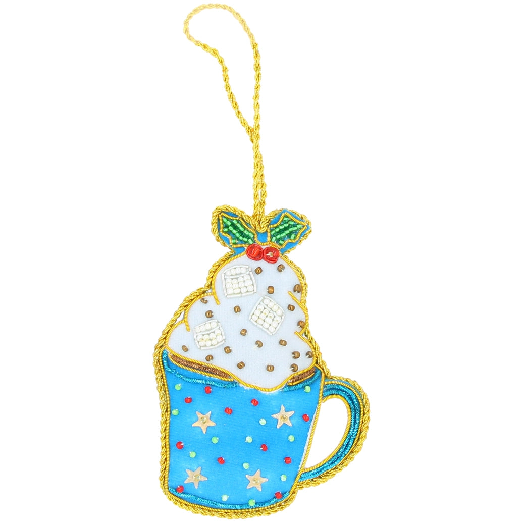 Hot Chocolate Sparkle Decoration