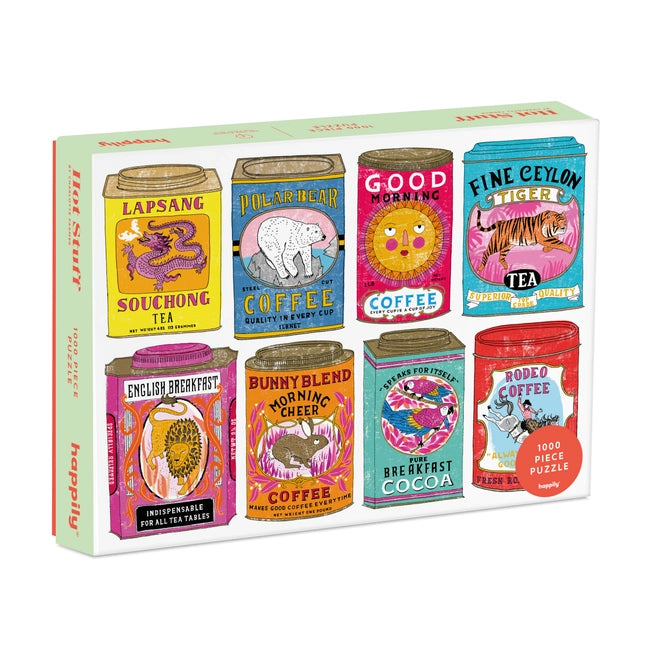 Hot Stuff Vintage Tea Tins - 1,000 Piece Premium Puzzle