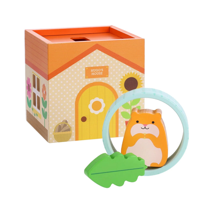 Hugo Hamster Wooden Toy