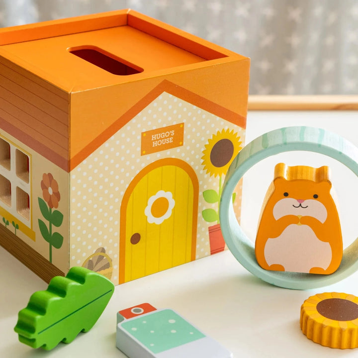 Hugo Hamster Wooden Toy