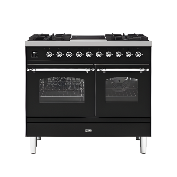 ILVE Milano 100cm - Double Oven - 4 Gas Burners & 2 Zone Induction