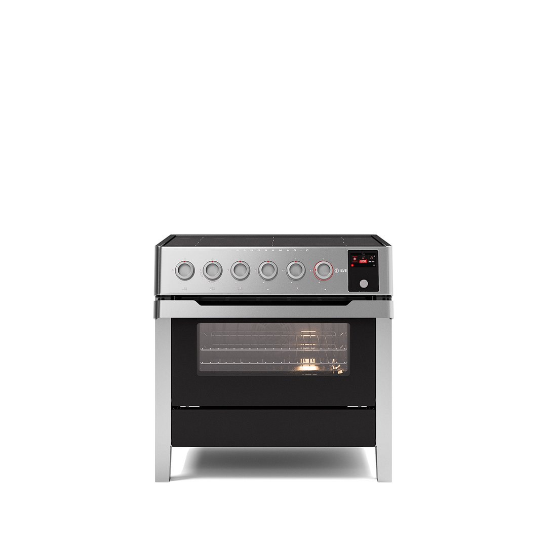 ILVE Panoramagic 90cm Single Oven Range Cooker induction