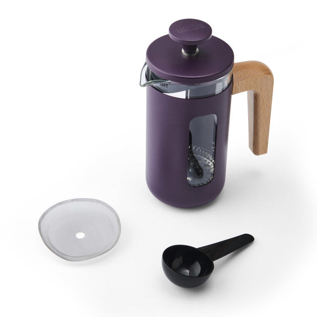 Pisa 3 Cup Cafetiere in Purple