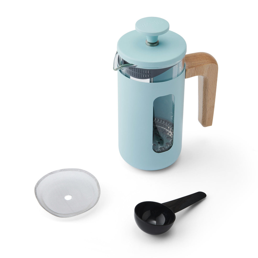 Pisa 3 Cup Cafetiere in Sky Blue