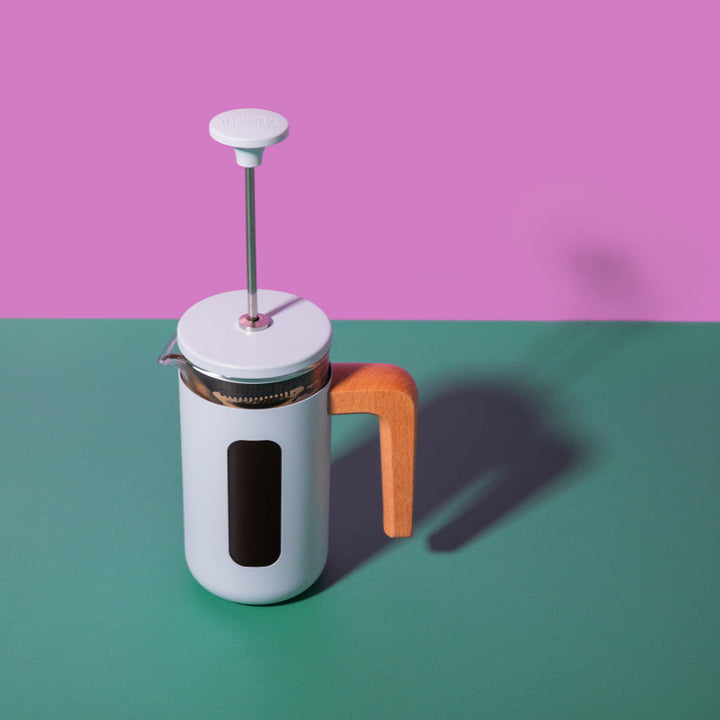 Pisa 3 Cup Cafetiere in Sky Blue