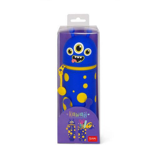 Monster 2-In-1 Silicone Pencil Case