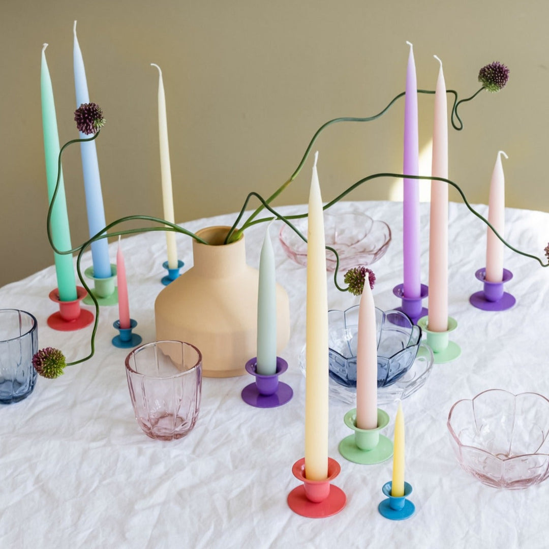 Enamel Bell Candle Holder